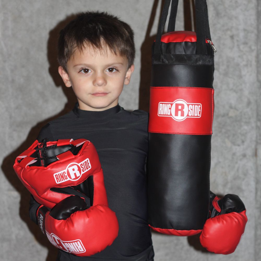 Ringside kit boxeo infantil - Guantes, Costal & Careta (2-5 años)